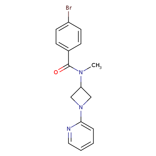 4-bromo-N-methyl-N-[1-(pyridin-2-yl)azetidin-3-yl]benzamide