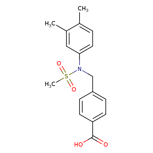 4-([(3,4-Dimethylphenyl)(methylsulfonyl)amino]methyl)benzoic acid