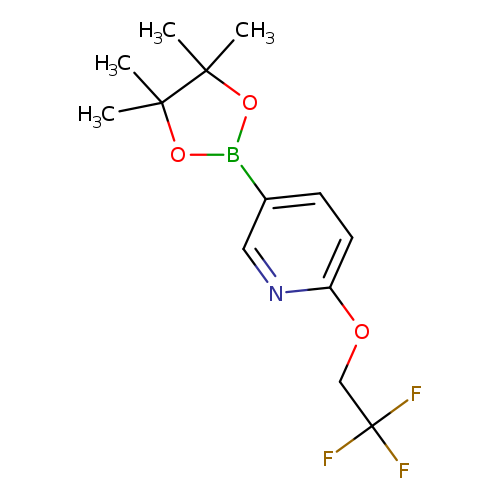 Pyridine, 5-(4,4,5,5-tetramethyl-1,3,2-dioxaborolan-2-yl)-2-(2,2,2-trifluoroethoxy)-