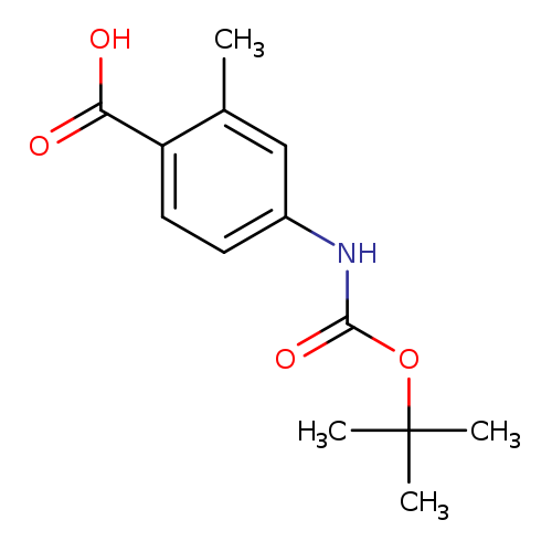 Benzoic acid, 4-[[(1,1-dimethylethoxy)carbonyl]amino]-2-methyl-