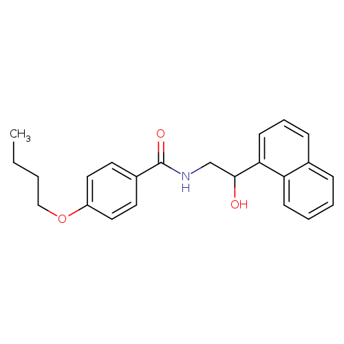 4-butoxy-N-[2-hydroxy-2-(naphthalen-1-yl)ethyl]benzamide