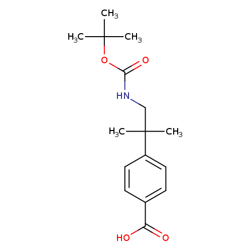 4-(1-{[(tert-butoxy)carbonyl]amino}-2-methylpropan-2-yl)benzoic acid