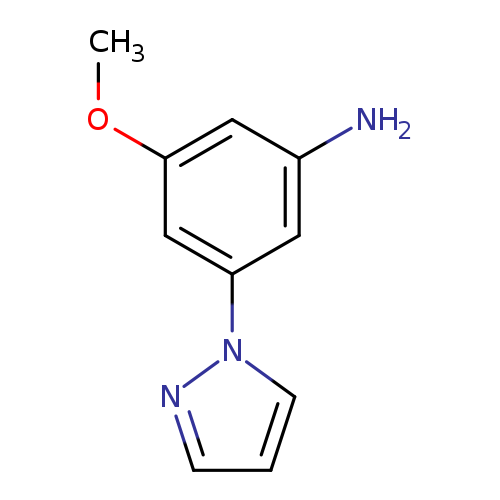 3-methoxy-5-(1H-pyrazol-1-yl)aniline