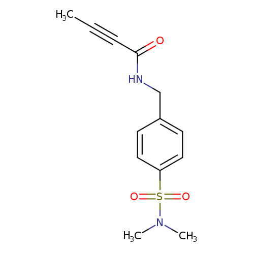 N-{[4-(dimethylsulfamoyl)phenyl]methyl}but-2-ynamide