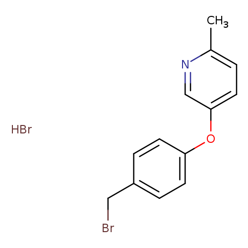 5-[4-(bromomethyl)phenoxy]-2-methylpyridine hydrobromide