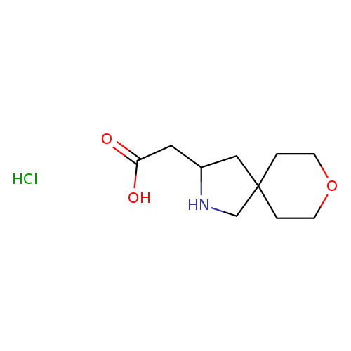 2-{8-oxa-2-azaspiro[4.5]decan-3-yl}acetic acid hydrochloride