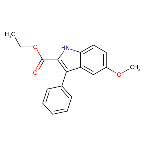 Ethyl 5-methoxy-3-phenyl-1h-indole-2-carboxylate