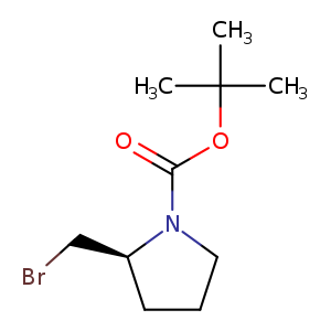 1-Pyrrolidinecarboxylic acid, 2-(bromomethyl)-, 1,1-dimethylethyl ester, (2S)-