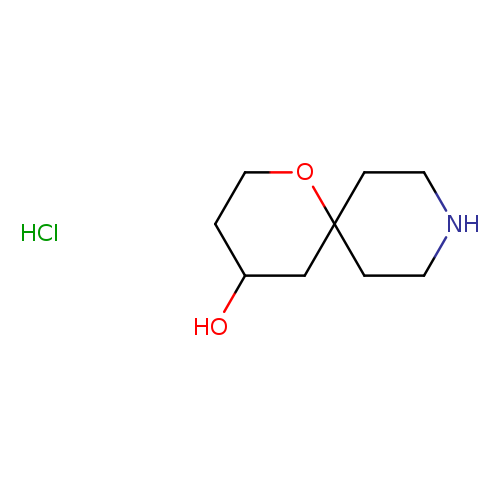 1-oxa-9-azaspiro[5.5]undecan-4-ol hydrochloride