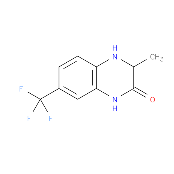 3-methyl-7-(trifluoromethyl)-3,4-dihydro-1H-quinoxalin-2-one