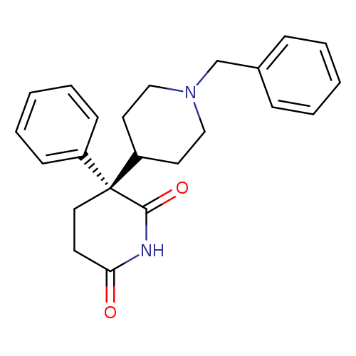 [3,4'-Bipiperidine]-2,6-dione, 3-phenyl-1'-(phenylmethyl)-, (3S)-