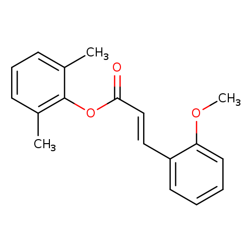 2,6-dimethylphenyl (2E)-3-(2-methoxyphenyl)prop-2-enoate