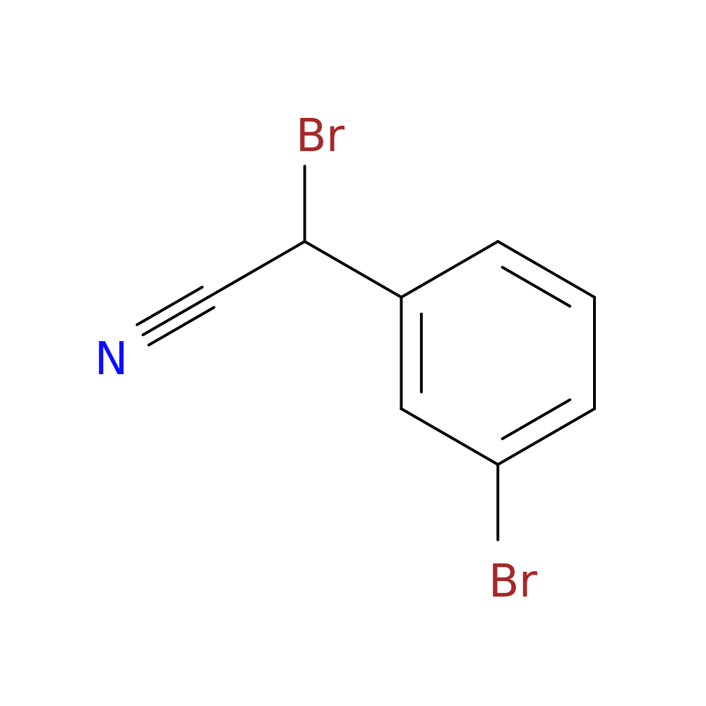 2-bromo-2-(3-bromophenyl)acetonitrile
