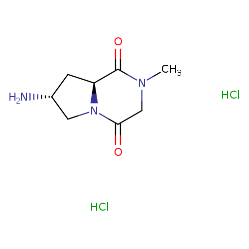 (7R,8aS)-7-amino-2-methylhexahydropyrrolo[1,2-a]pyrazine-1,4-dione dihydrochloride