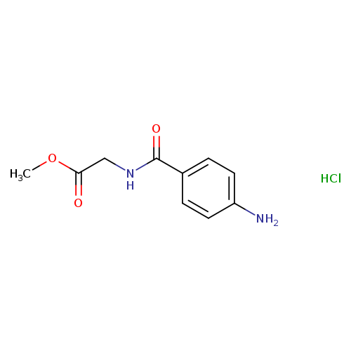 Glycine, N-(4-aMinobenzoyl)-, Methyl ester, Monohydrochloride