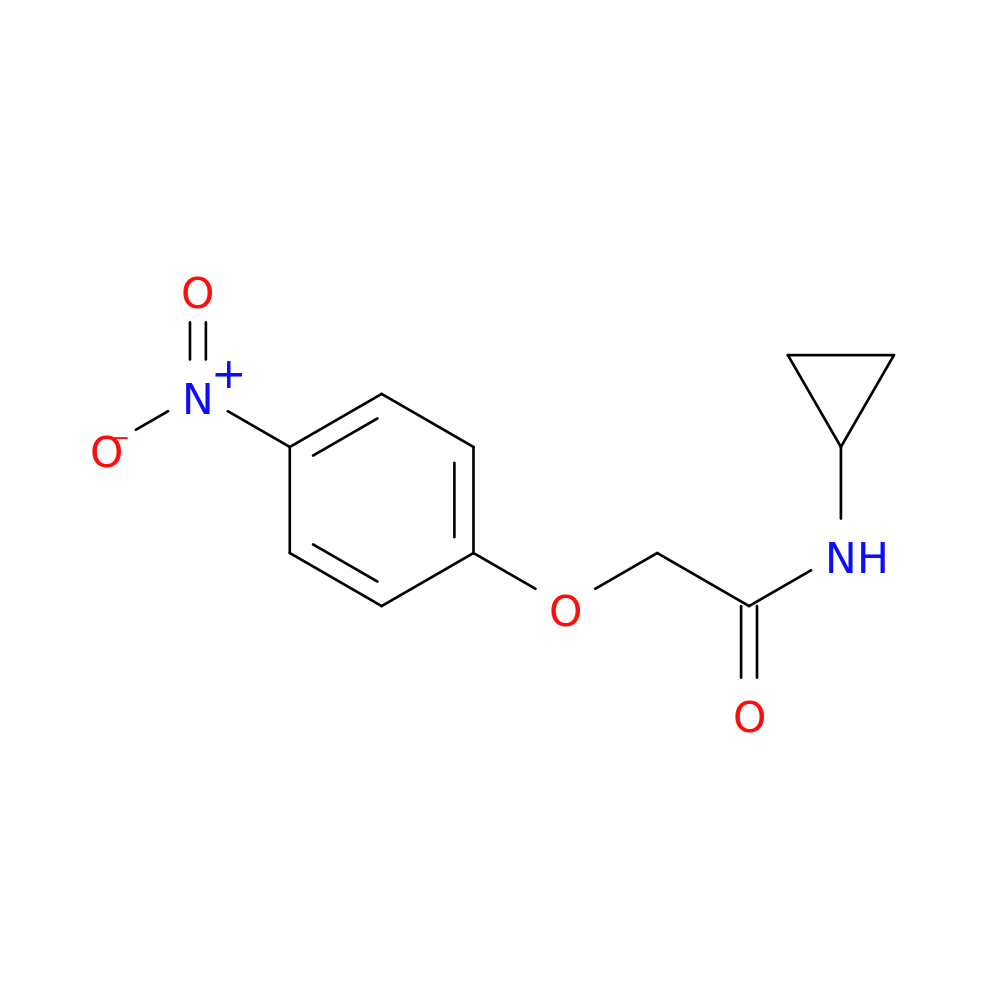 N-Cyclopropyl-2-(4-nitrophenoxy)acetamide