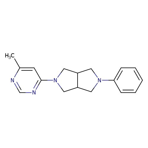 4-methyl-6-{5-phenyl-octahydropyrrolo[3,4-c]pyrrol-2-yl}pyrimidine