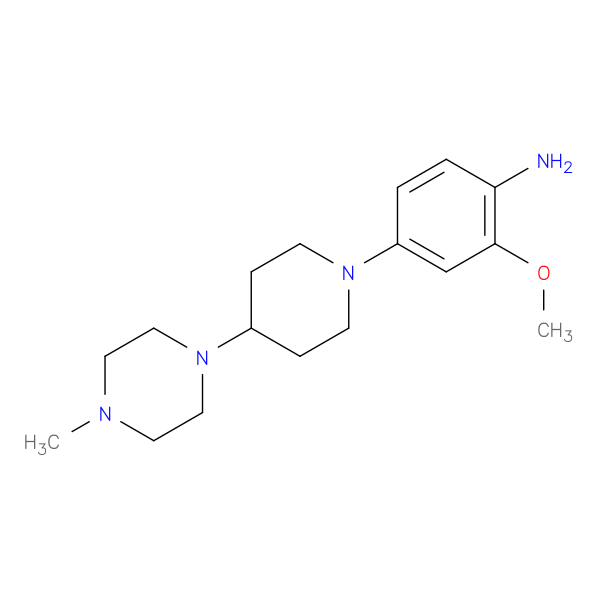 2-Methoxy-4-(4-(4-methylpiperazin-1-yl)piperidin-1-yl)aniline
