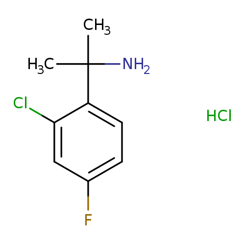 2-(2-chloro-4-fluorophenyl)propan-2-amine hydrochloride