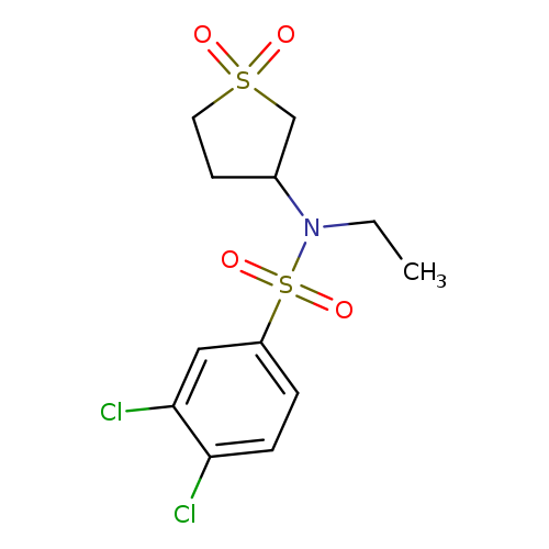 3,4-dichloro-N-(1,1-dioxo-1lambda6-thiolan-3-yl)-N-ethylbenzene-1-sulfonamide