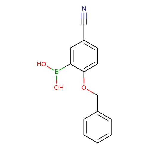 2-(Benzyloxy)-5-cyanophenylboronic acid