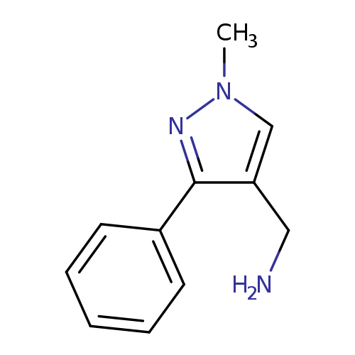 (1-methyl-3-phenyl-1H-pyrazol-4-yl)methylamine