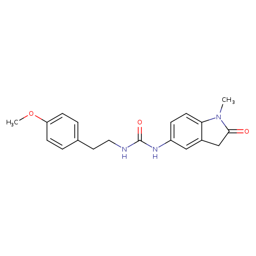 1-[2-(4-methoxyphenyl)ethyl]-3-(1-methyl-2-oxo-2,3-dihydro-1H-indol-5-yl)urea