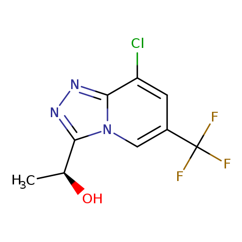 (1S)-1-[8-chloro-6-(trifluoromethyl)-[1,2,4]triazolo[4,3-a]pyridin-3-yl]ethan-1-ol