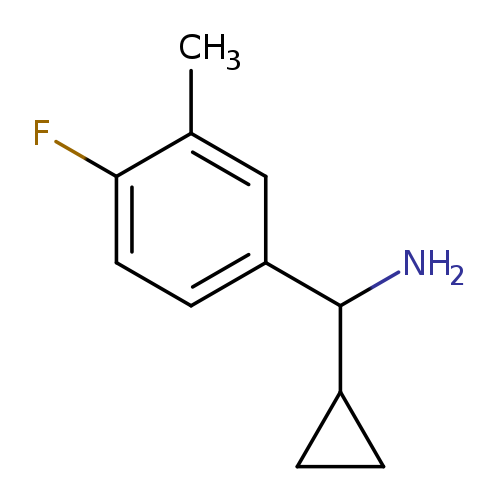 cyclopropyl(4-fluoro-3-methylphenyl)methanamine