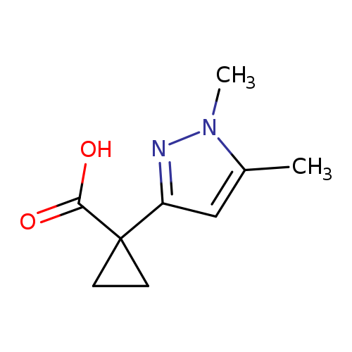 1-(1,5-dimethyl-1H-pyrazol-3-yl)cyclopropane-1-carboxylicacid