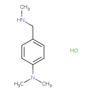 Benzenemethanamine, 4-(dimethylamino)-N-methyl-, hydrochloride (1:1)