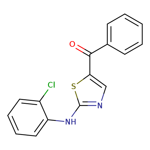 5-benzoyl-N-(2-chlorophenyl)-1,3-thiazol-2-amine