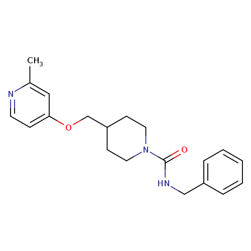 N-benzyl-4-{[(2-methylpyridin-4-yl)oxy]methyl}piperidine-1-carboxamide
