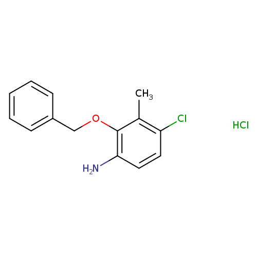 2-(benzyloxy)-4-chloro-3-methylaniline hydrochloride