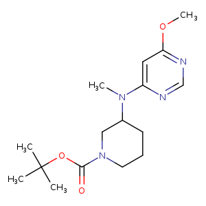 tert-Butyl 3-((6-methoxypyrimidin-4-yl)(methyl)amino)piperidine-1-carboxylate