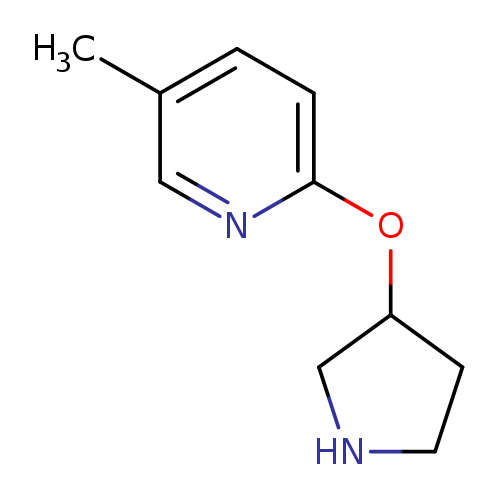5-Methyl-2-(pyrrolidin-3-yloxy)pyridine