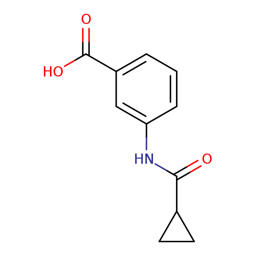 3-[(Cyclopropylcarbonyl)amino]benzoic acid