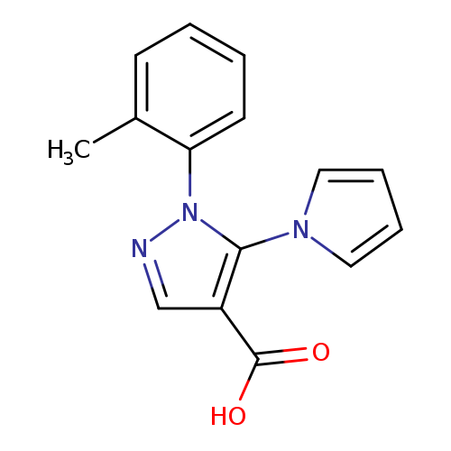 1-(2-Methylphenyl)-5-(1h-pyrrol-1-yl)-1h-pyrazole-4-carboxylic acid