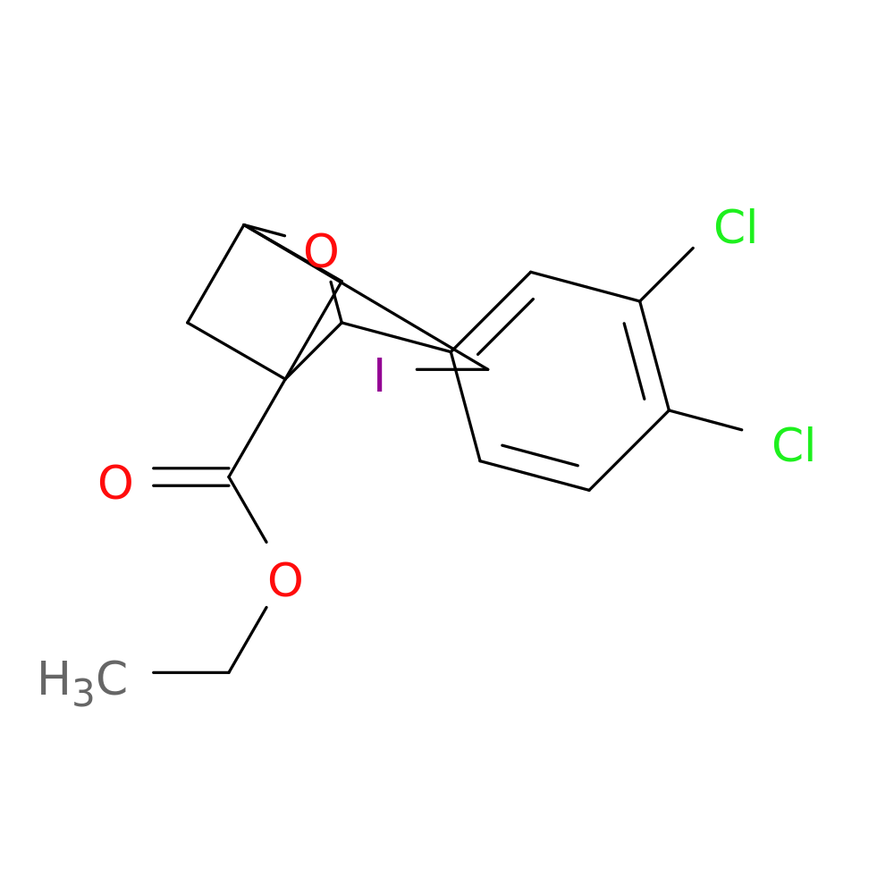 ethyl 3-(3,4-dichlorophenyl)-1-(iodomethyl)-2-oxabicyclo[2.1.1]hexane-4-carboxylate
