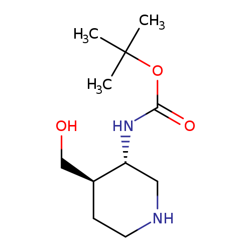 rac-tert-butylN-[(3R,4S)-4-(hydroxymethyl)piperidin-3-yl]carbamate,trans
