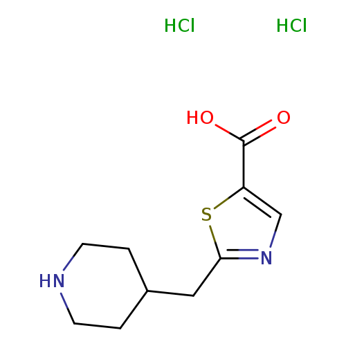 2-[(piperidin-4-yl)methyl]-1,3-thiazole-5-carboxylic acid dihydrochloride