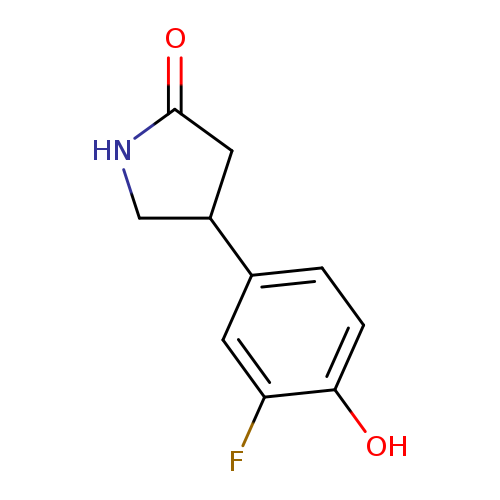4-(3-fluoro-4-hydroxyphenyl)pyrrolidin-2-one