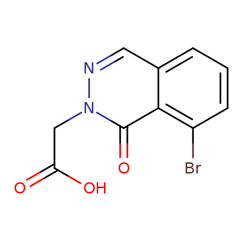 2-(8-bromo-1-oxo-1,2-dihydrophthalazin-2-yl)acetic acid