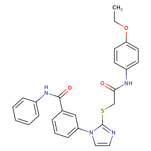 3-[2-({[(4-ethoxyphenyl)carbamoyl]methyl}sulfanyl)-1H-imidazol-1-yl]-N-phenylbenzamide