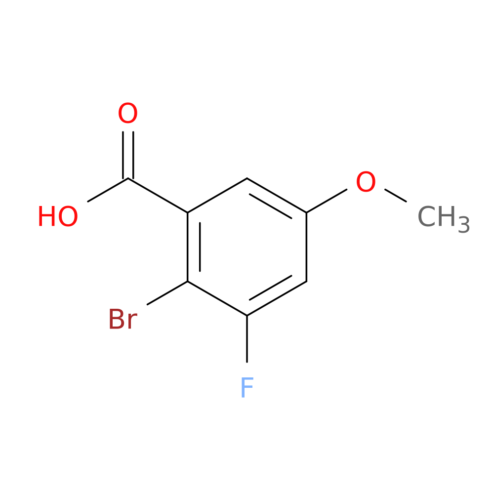 2-bromo-3-fluoro-5-methoxybenzoic acid