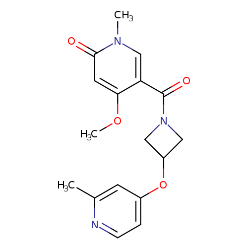 4-methoxy-1-methyl-5-{3-[(2-methylpyridin-4-yl)oxy]azetidine-1-carbonyl}-1,2-dihydropyridin-2-one