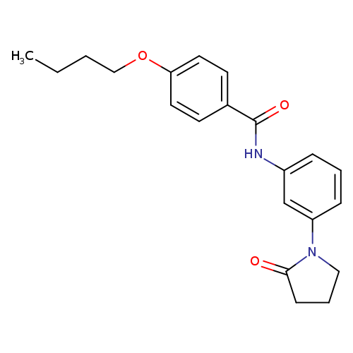 4-butoxy-N-[3-(2-oxopyrrolidin-1-yl)phenyl]benzamide