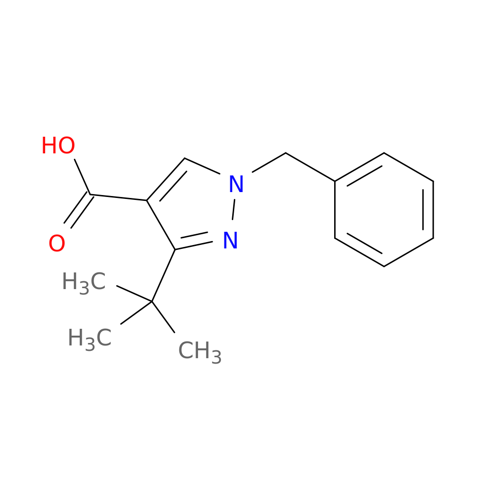 1-benzyl-3-tert-butyl-1H-pyrazole-4-carboxylic acid