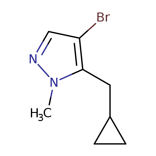 4-bromo-5-(cyclopropylmethyl)-1-methyl-1H-pyrazole