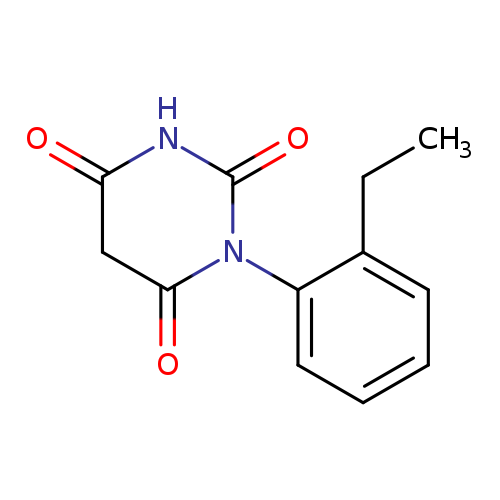 2,4,6(1H,3H,5H)-Pyrimidinetrione, 1-(2-ethylphenyl)-, (Â±)-